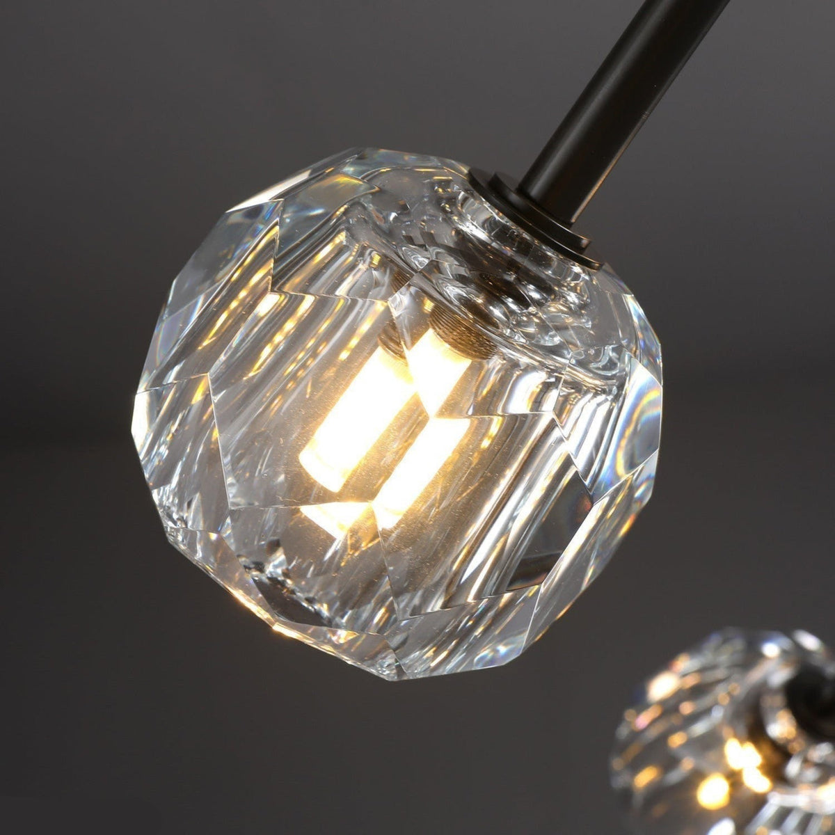 Antizer Boule Crystal Ball Round Chandelier