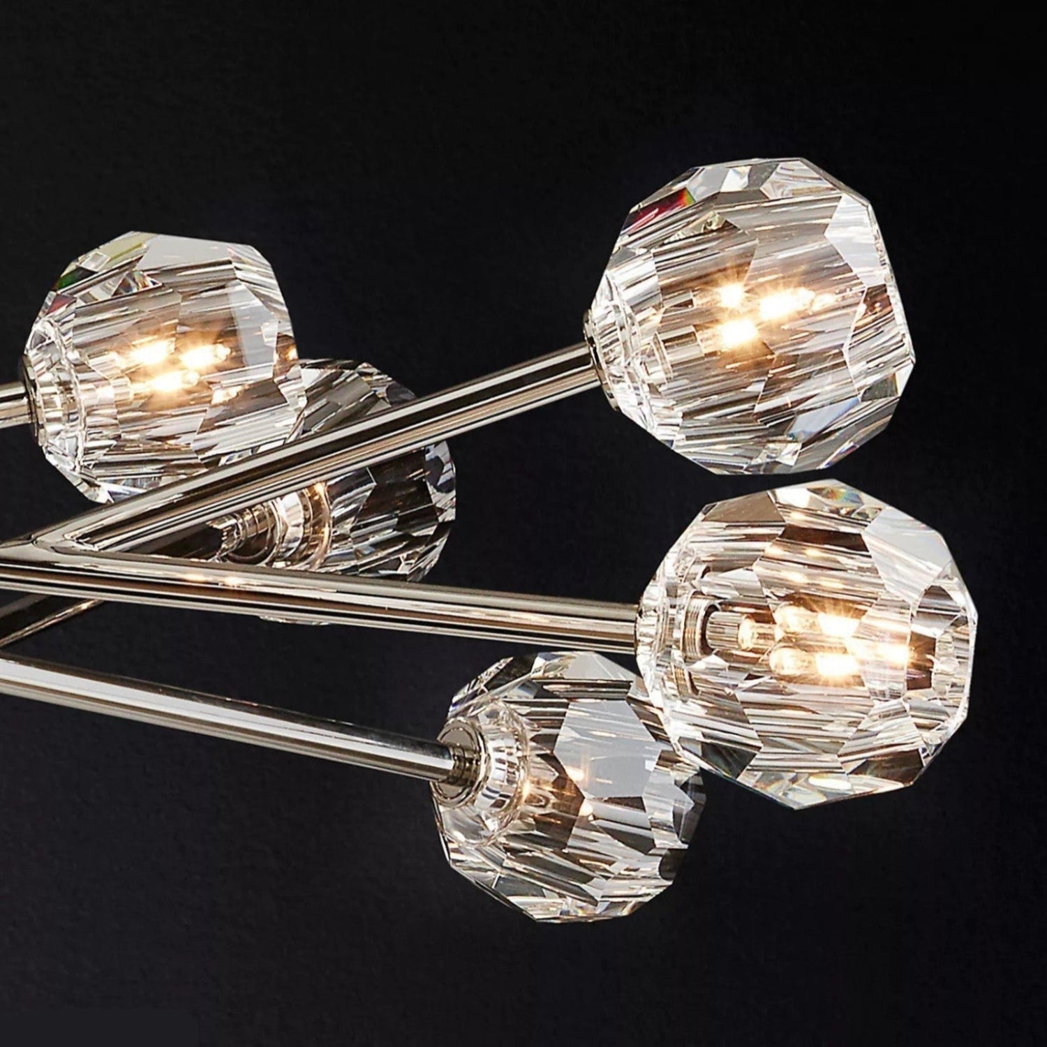 Antizer Boule Crystal Ball Round Chandelier