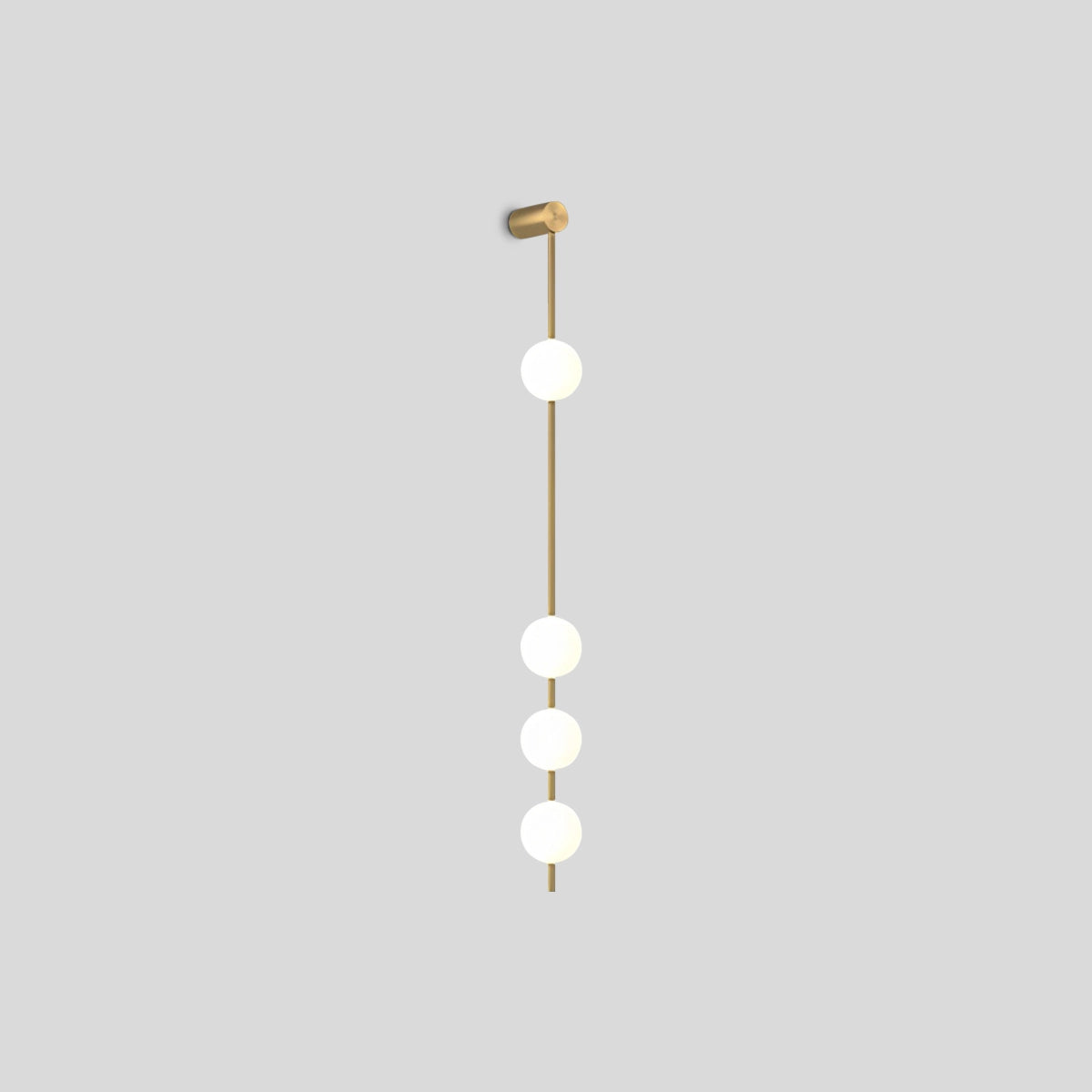 Antizer Vertical Balls Wall Lamp for Corridor Brass 4 Lights Warm Light