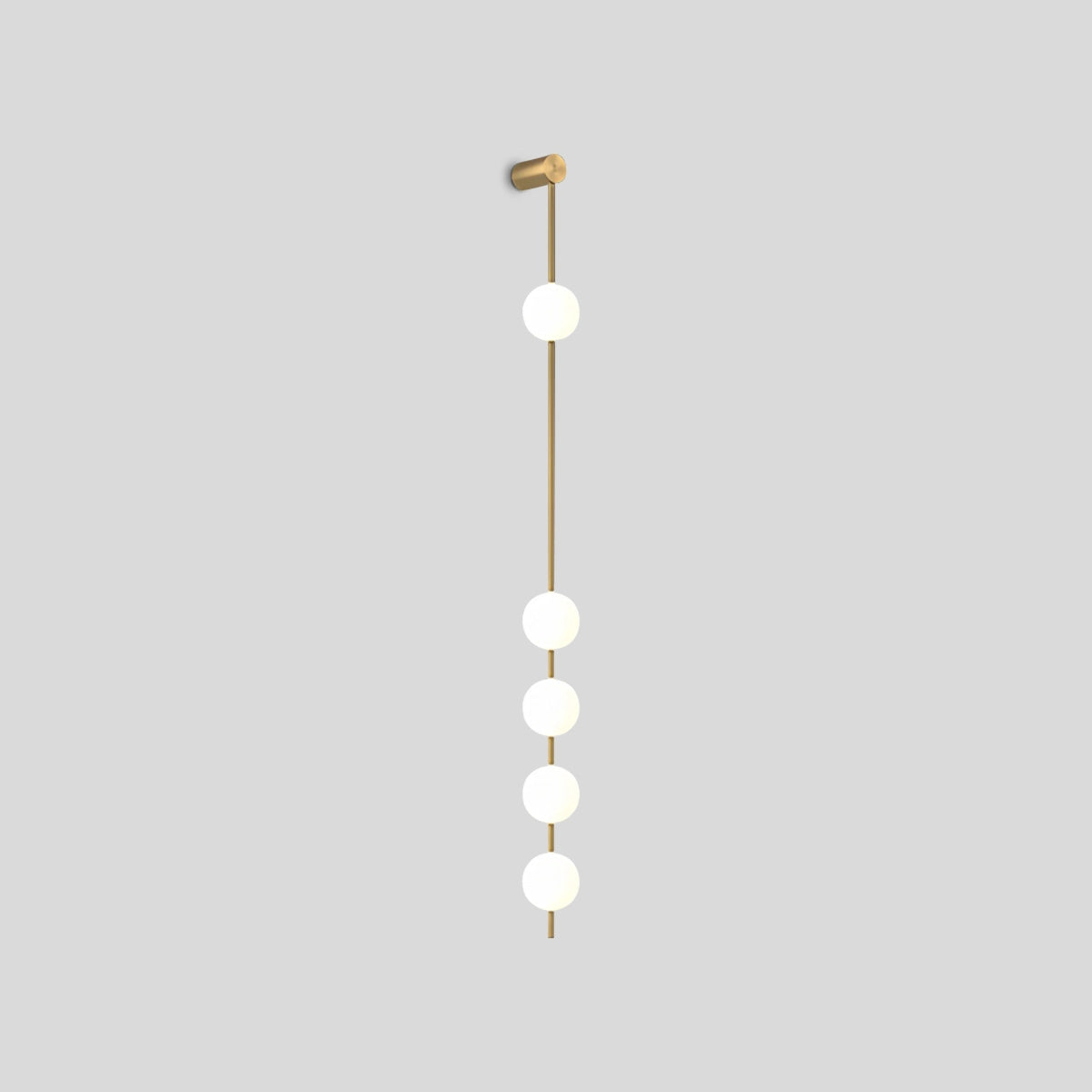 Antizer Vertical Balls Wall Lamp for Corridor Brass 5 Lights Warm Light