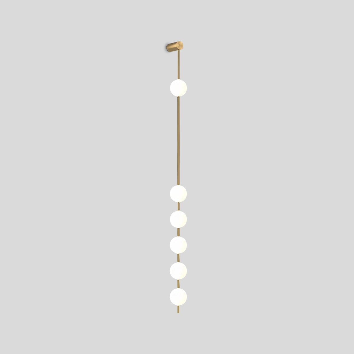 Antizer Vertical Balls Wall Lamp for Corridor Brass 6 Lights Warm Light