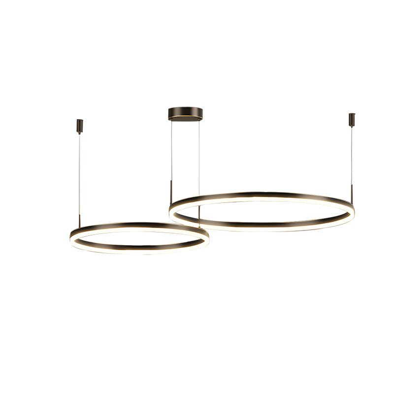modern ring chandelier