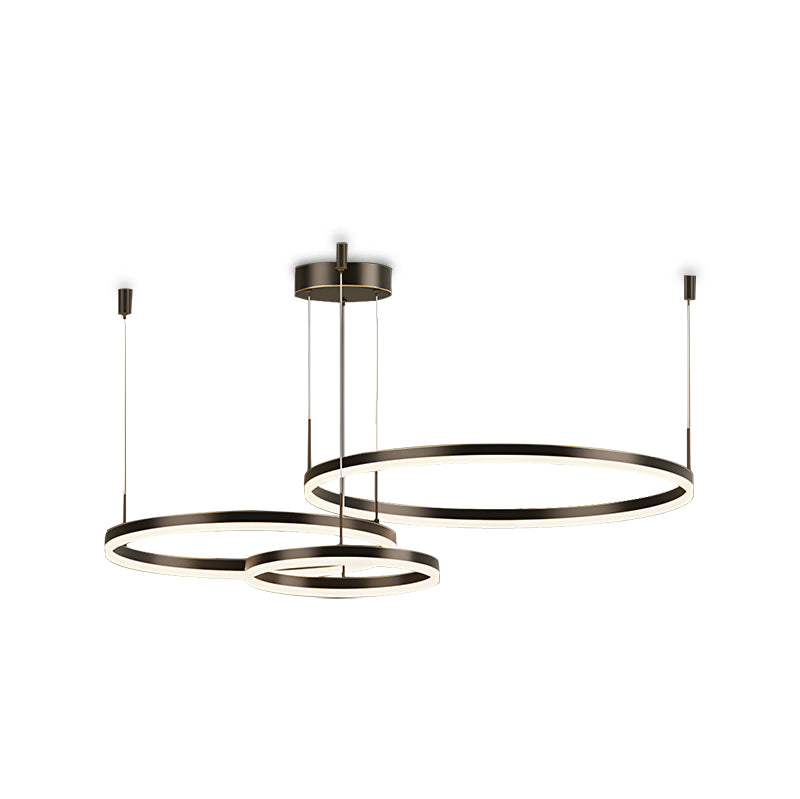 modern ring chandelier