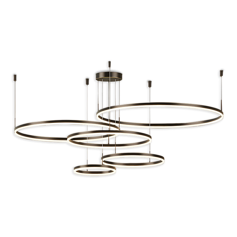 modern ring chandelier