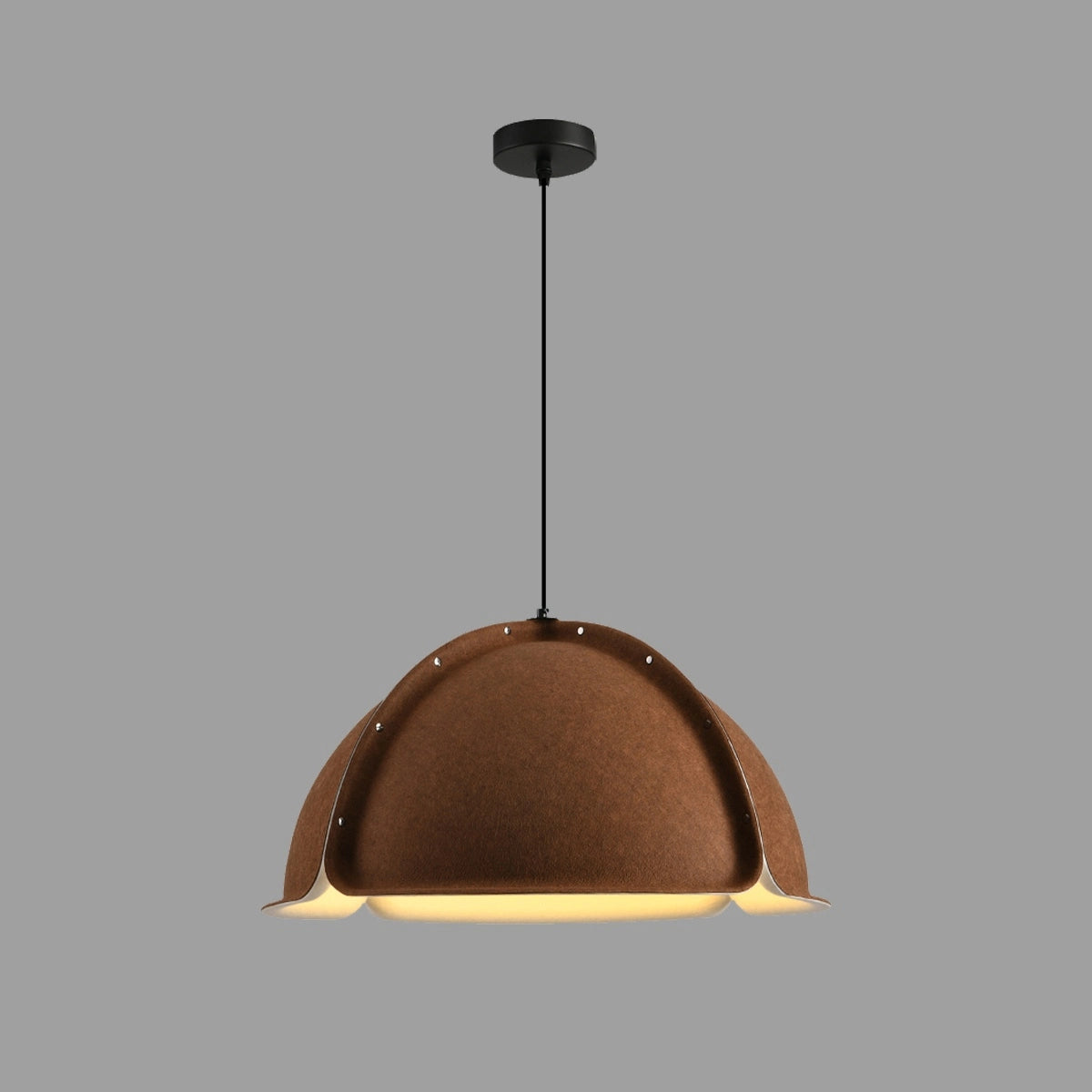 Antizer Nordic Simple Style Felt Pendant Light Brown