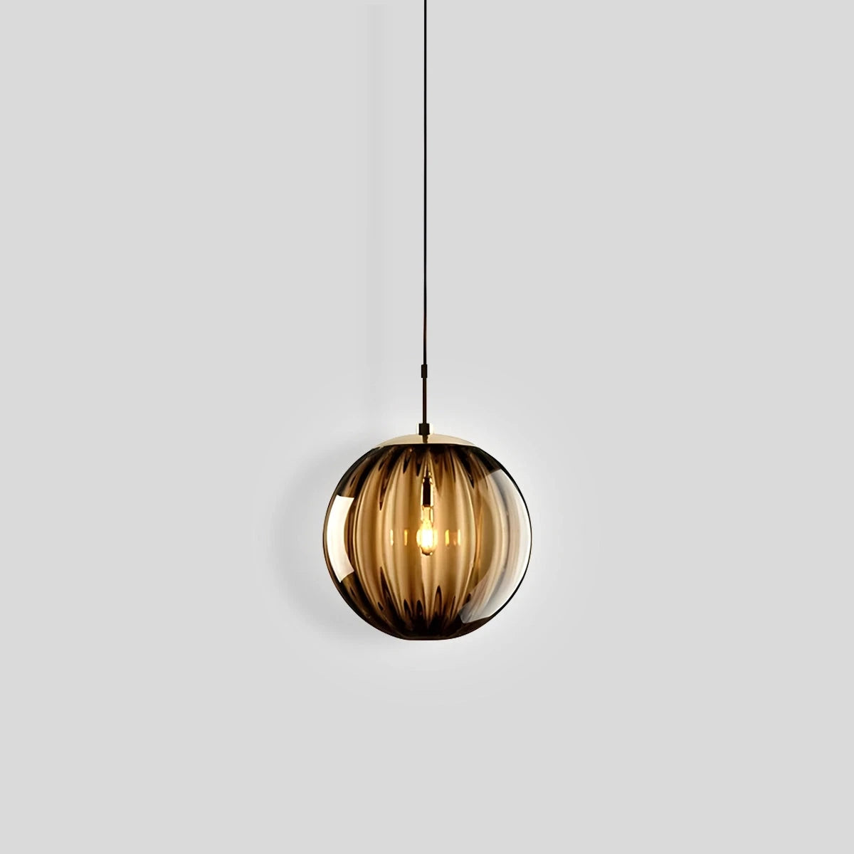 water ripple glass pendant light