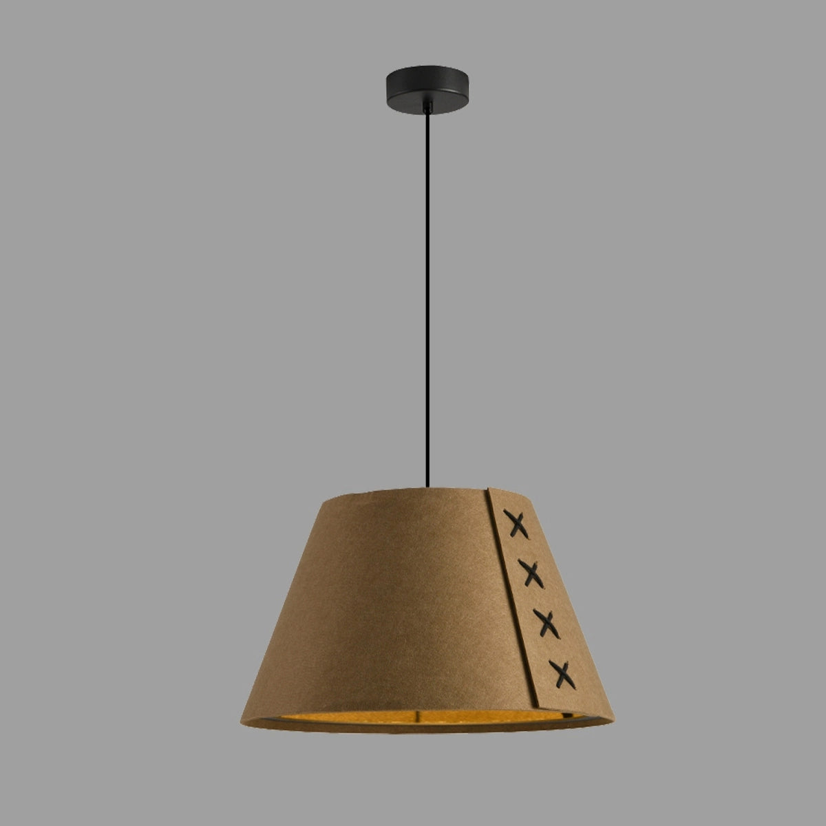 Antizer Modern Sound Absorbing Felt Pendant Light Brown
