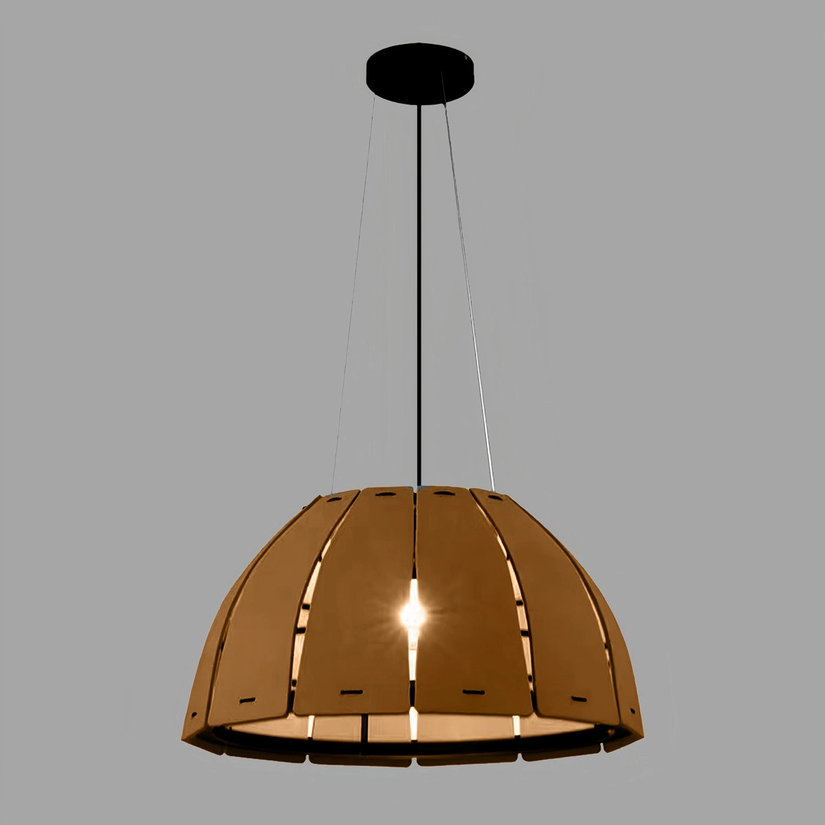 Antizer Grand Theater Acoustic Pendant Light Brown Dia 63.5cm x H 33.5cm / ∅ 25.00" x H 13.19"