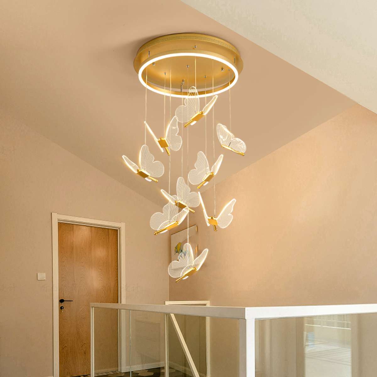 Antizer Olivia Butterfly Ceiling Pendant Light for Modern Interiors