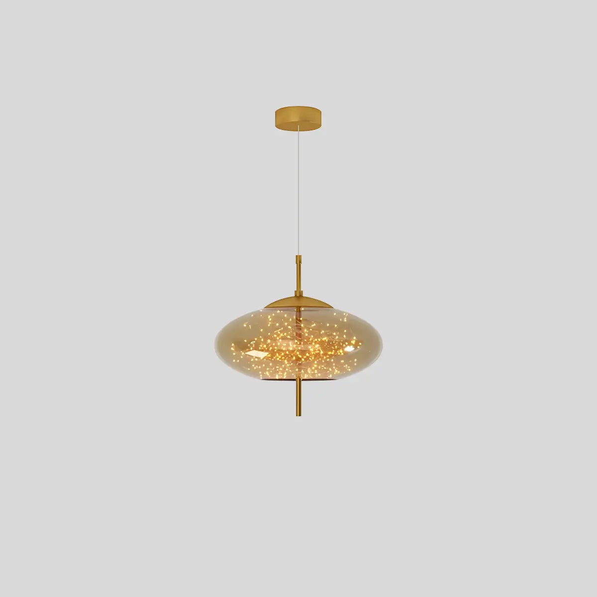 Antizer Twirl Modern Pendant Light for Bedroom C-Amber