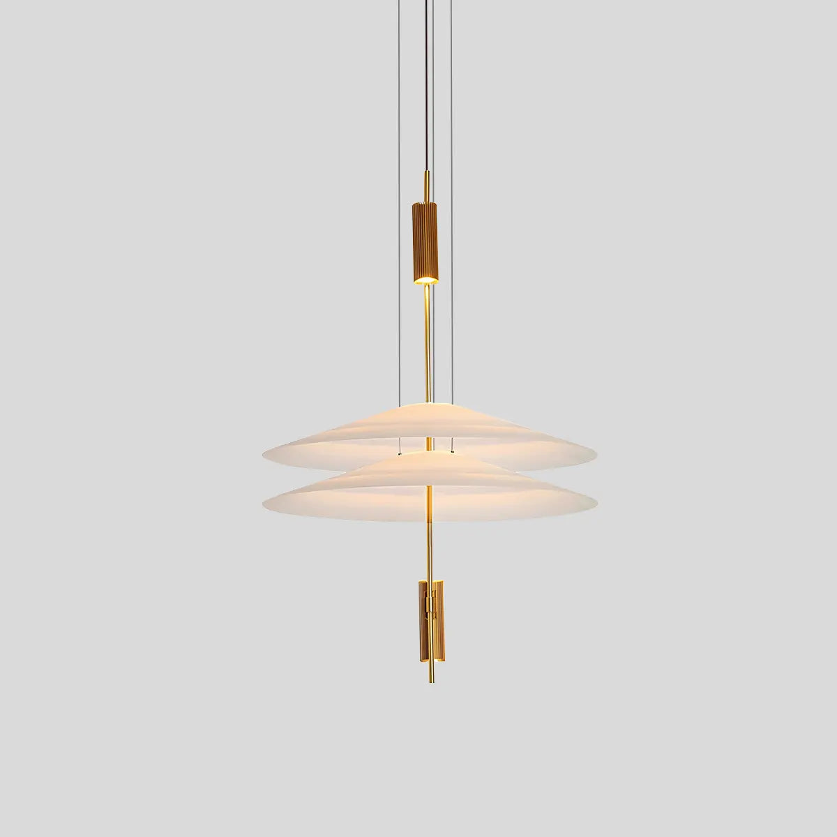 Antizer Layered Disc Pendant Light for Dining Room Gold C-2 Layers-Large