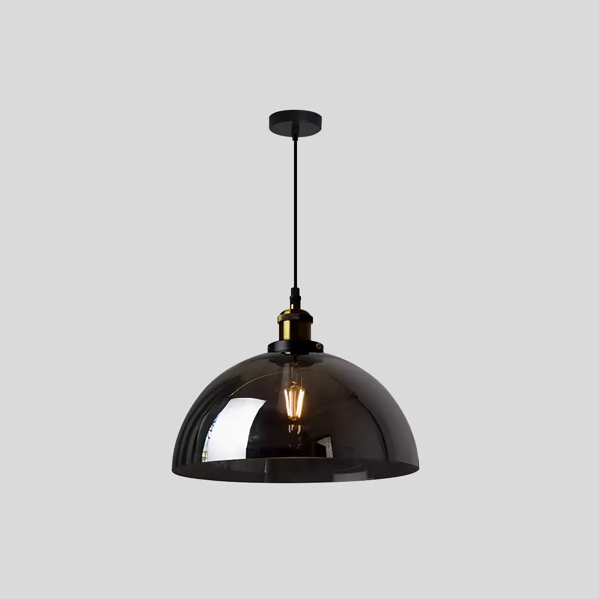 Single Glass Pendant Light