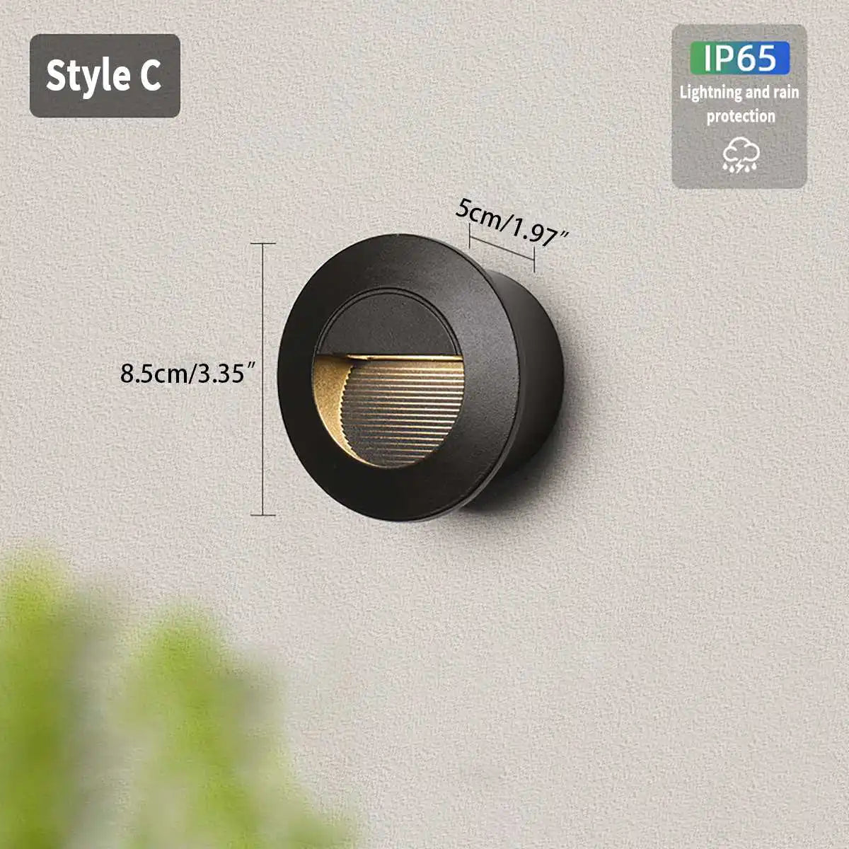 Antizer Outdoor Waterproof Induction Wall Light