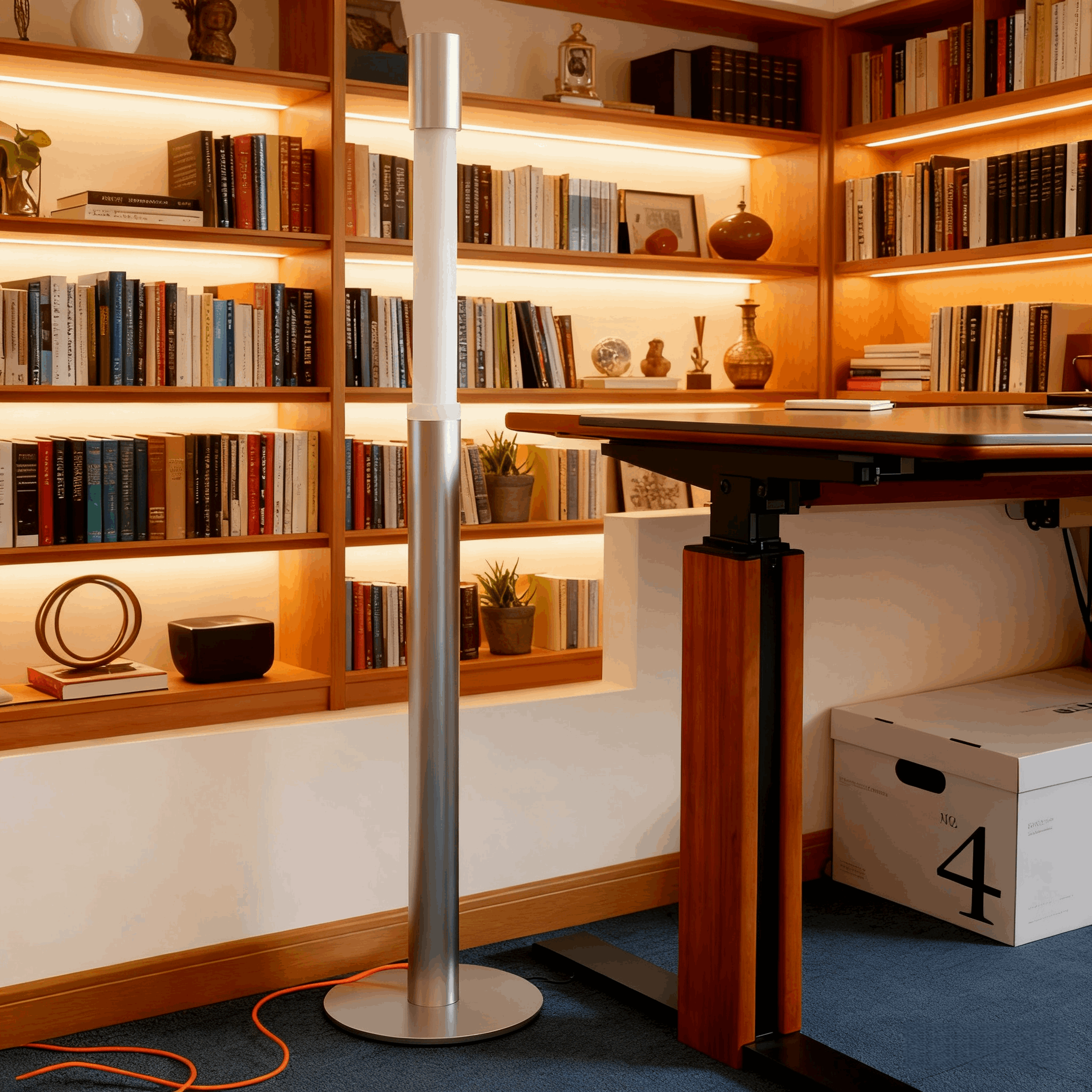 Antizer Modern Minimalist Liftable Floor Lamp