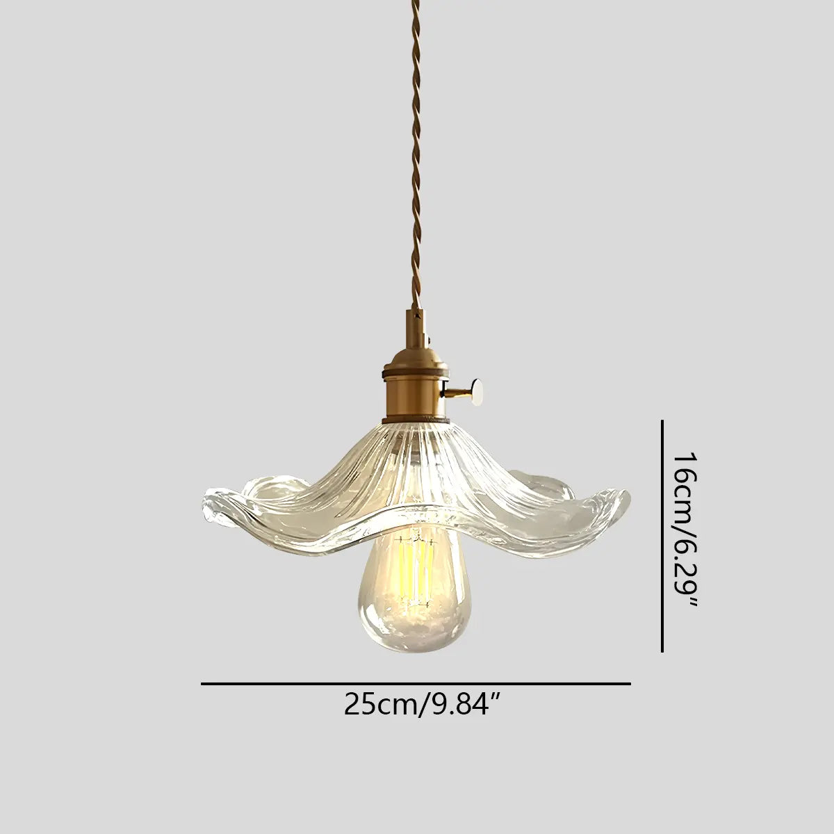 Modern Glass Pendant Light