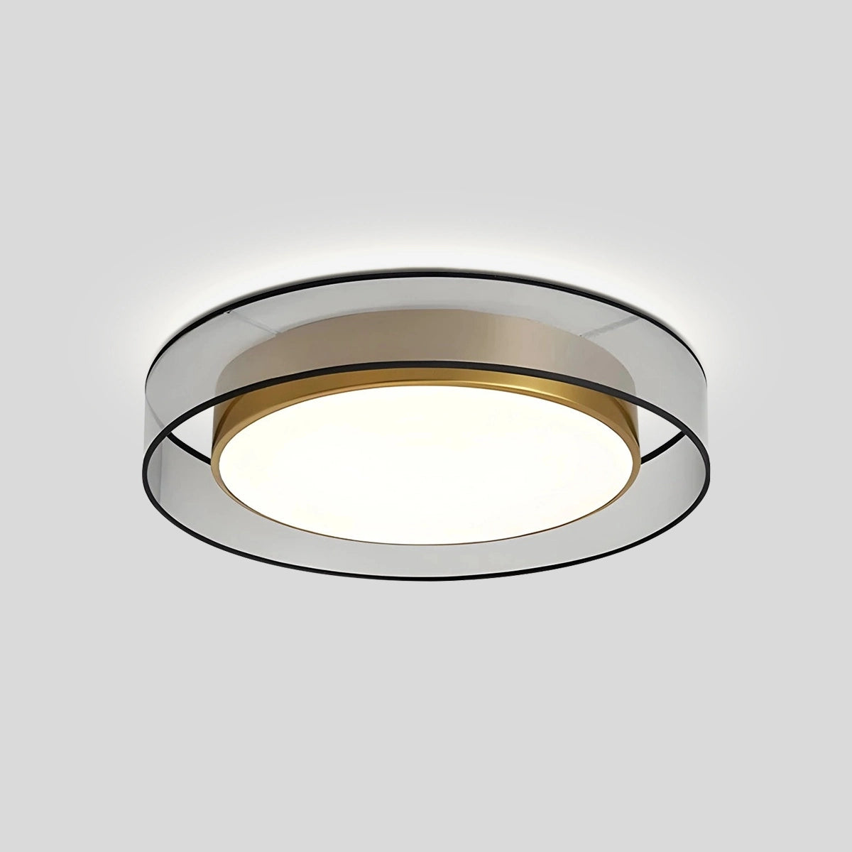 Antizer Simple Round LED Copper Pendant Light Ceiling Lamp Ceiling Light