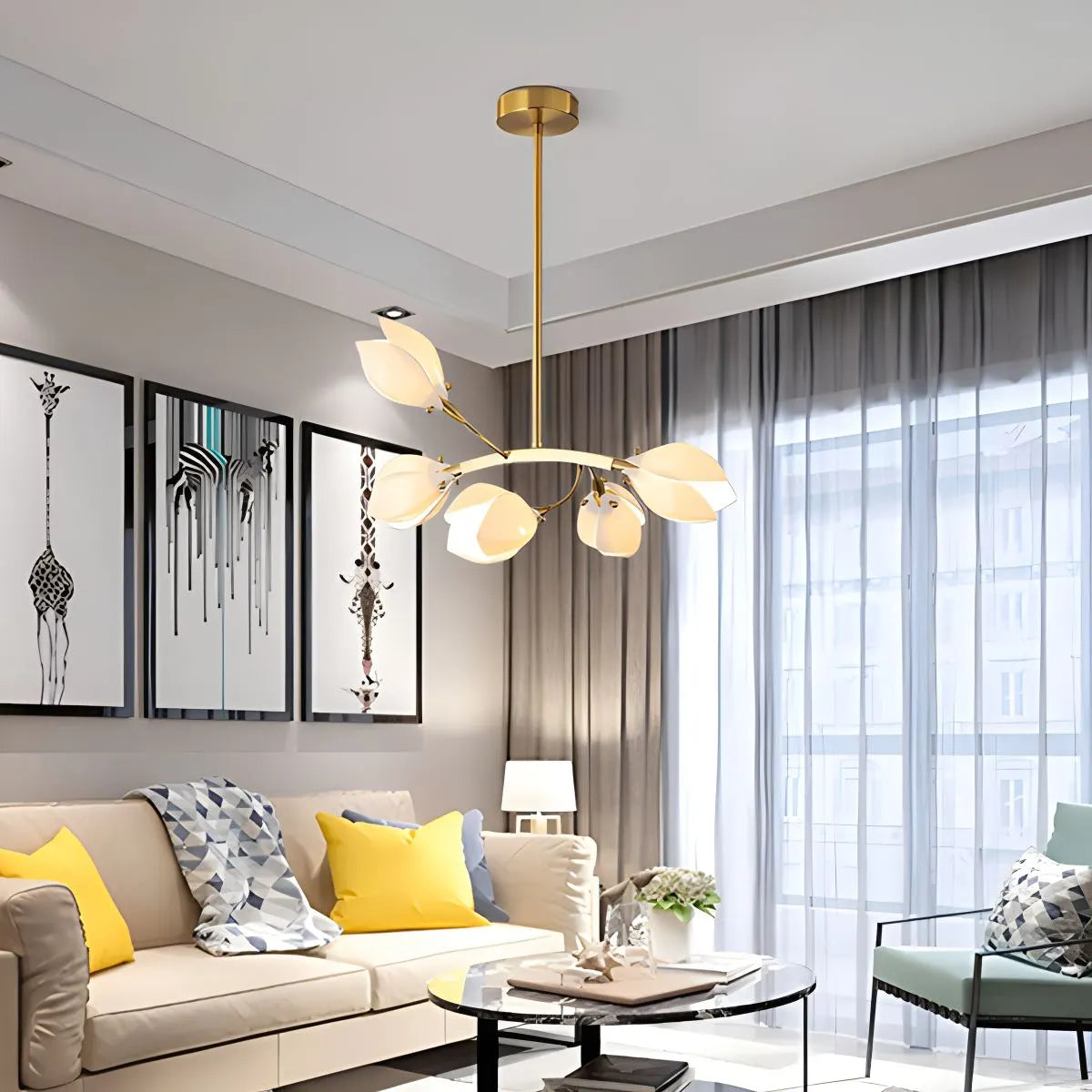 Antizer Ceramics Magnolia Chandelier