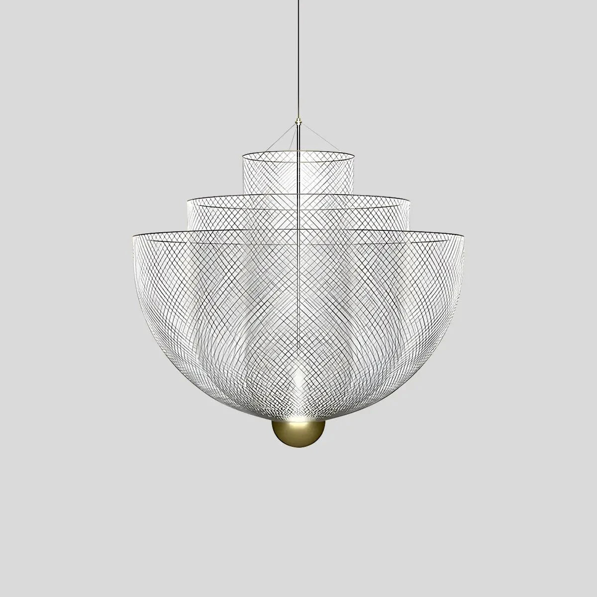 Antizer Meshmatics Hanging Lamp for Kitchens Dining Room Chrom