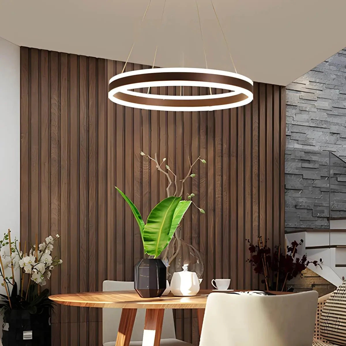 Antizer Circle Layered Living Room Chandelier