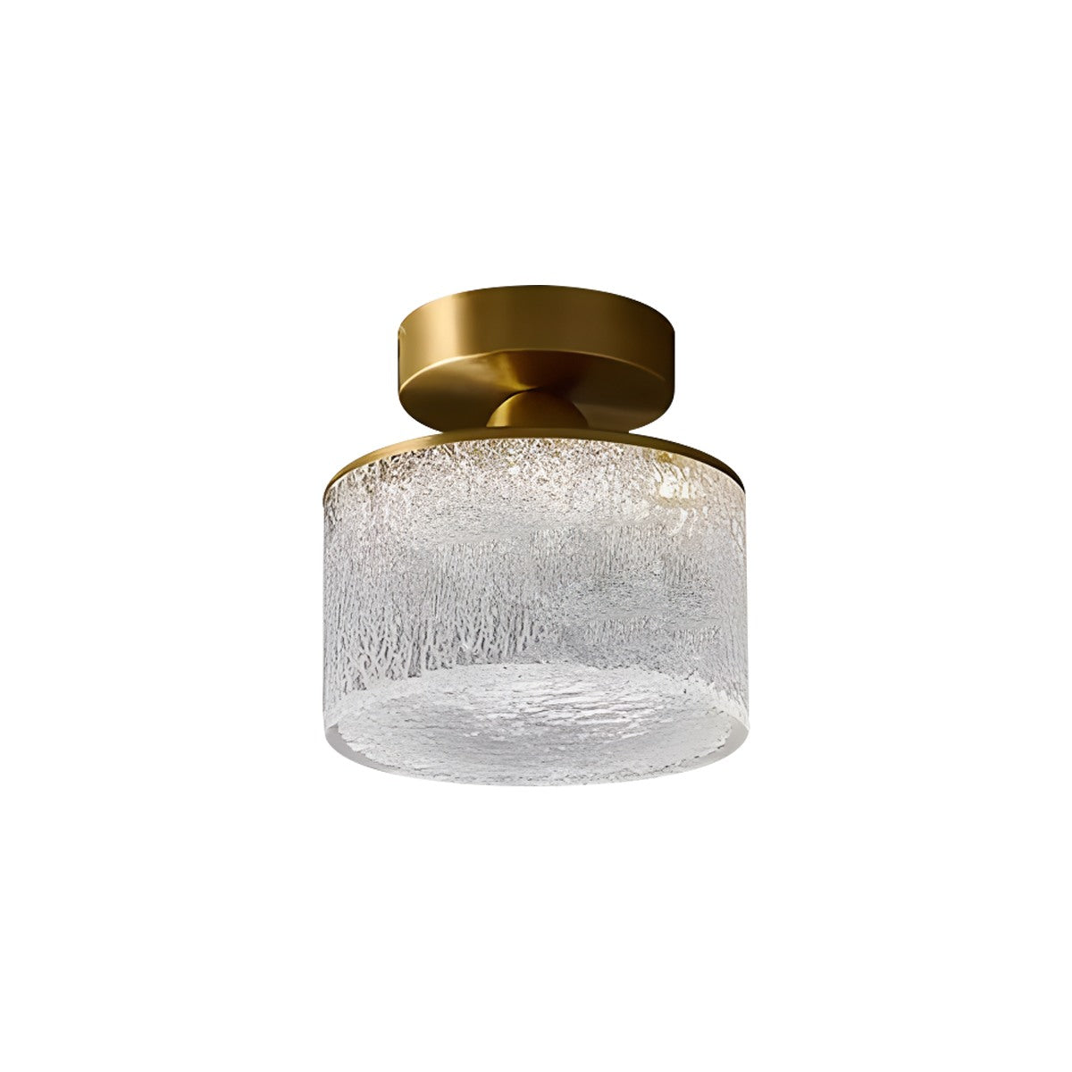 Antizer Modern Cup Crystal Ceiling Lamp Clear Circular