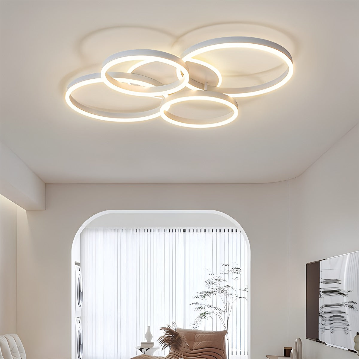 Antizer Circular LED Ceiling Light for Living Room