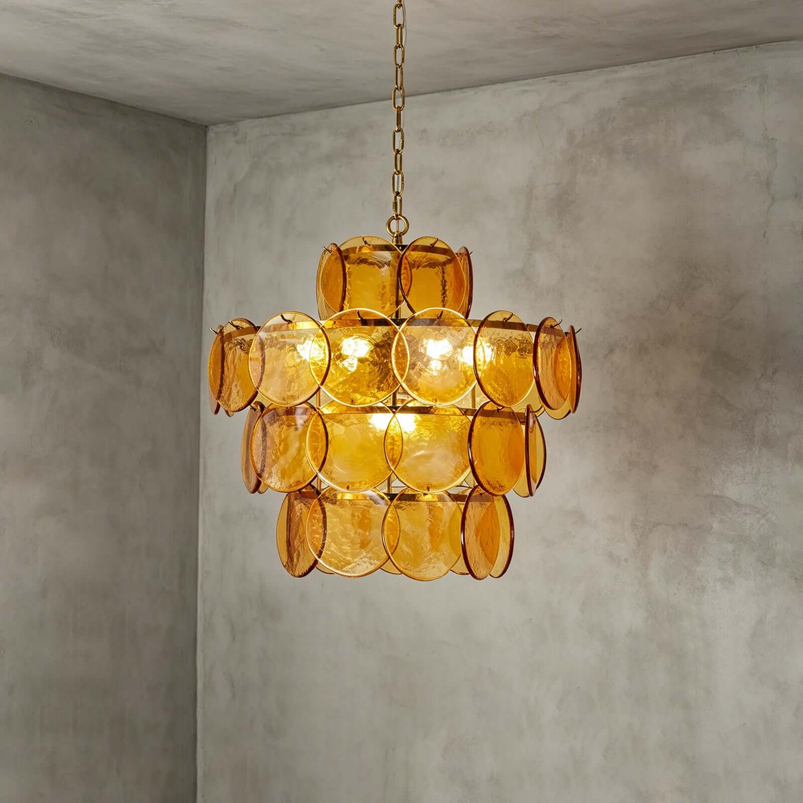 Cirelle Chandelier | French Art Deco Glass Chandelier