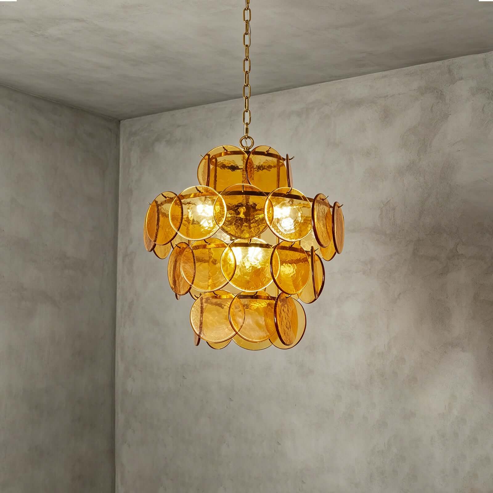 Cirelle Chandelier | French Art Deco Glass Chandelier
