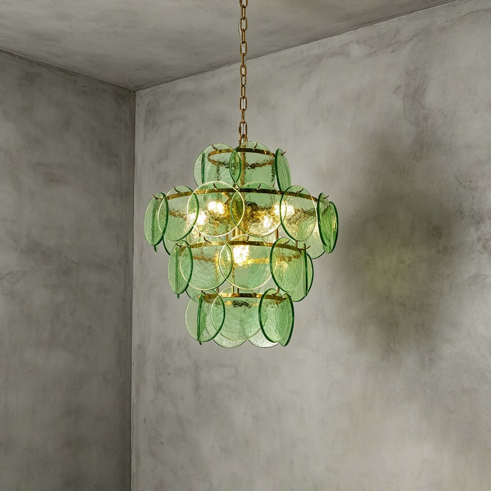 Cirelle Chandelier | French Art Deco Glass Chandelier