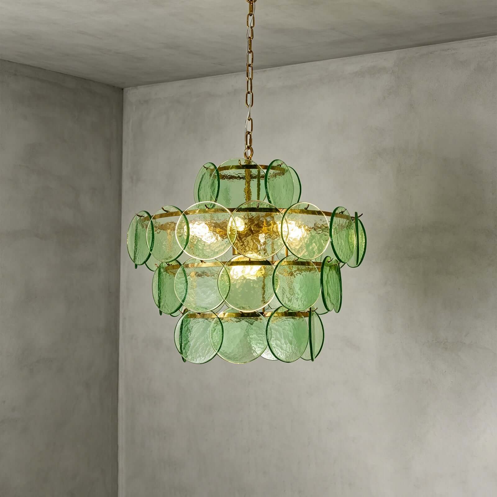 Cirelle Chandelier | French Art Deco Glass Chandelier