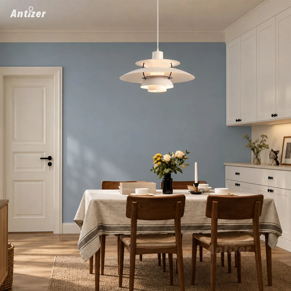 Antizer Modern Nordic Style Multi-layer Hanging Pendant Light