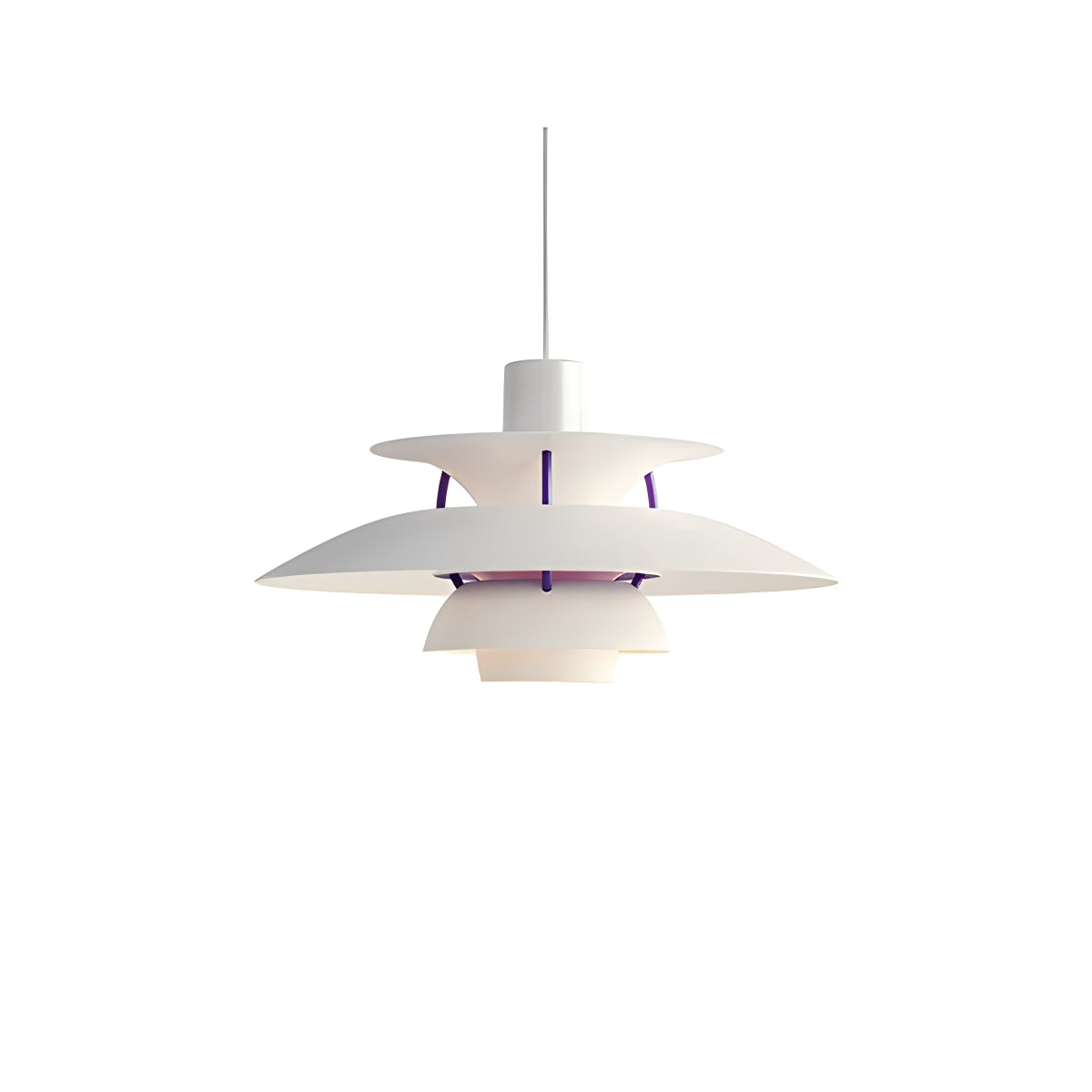 Antizer Modern Nordic Style Multi-layer Hanging Pendant Light Classic White