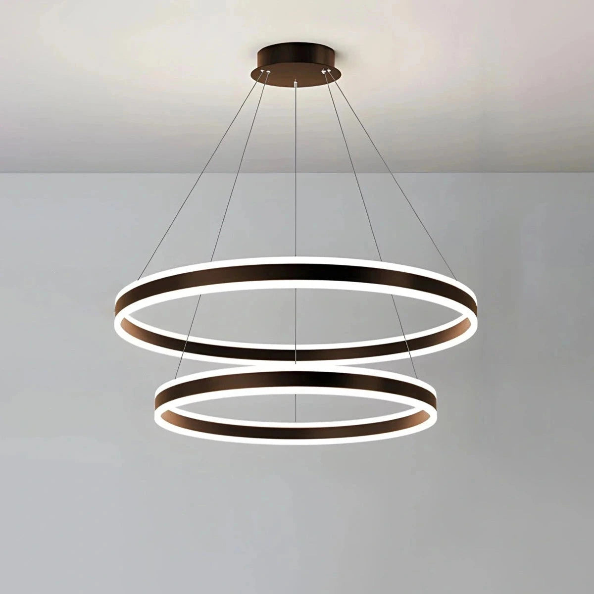 Antizer Circle Layered Living Room Chandelier Coffee
