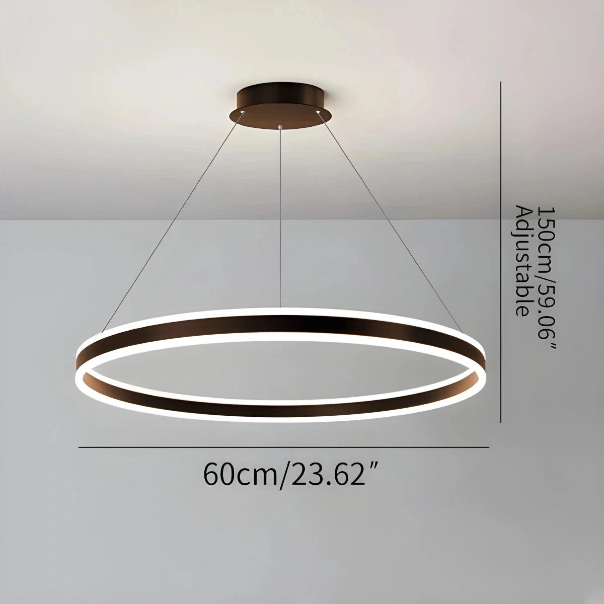 Antizer Circle Layered Living Room Chandelier