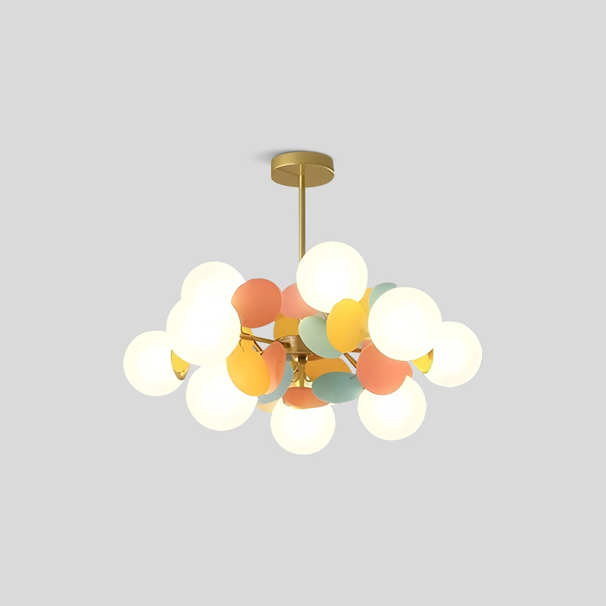 Antizer Colorful Flash Modern Chandelier 10 Head Colorful-67cm / 26.38"