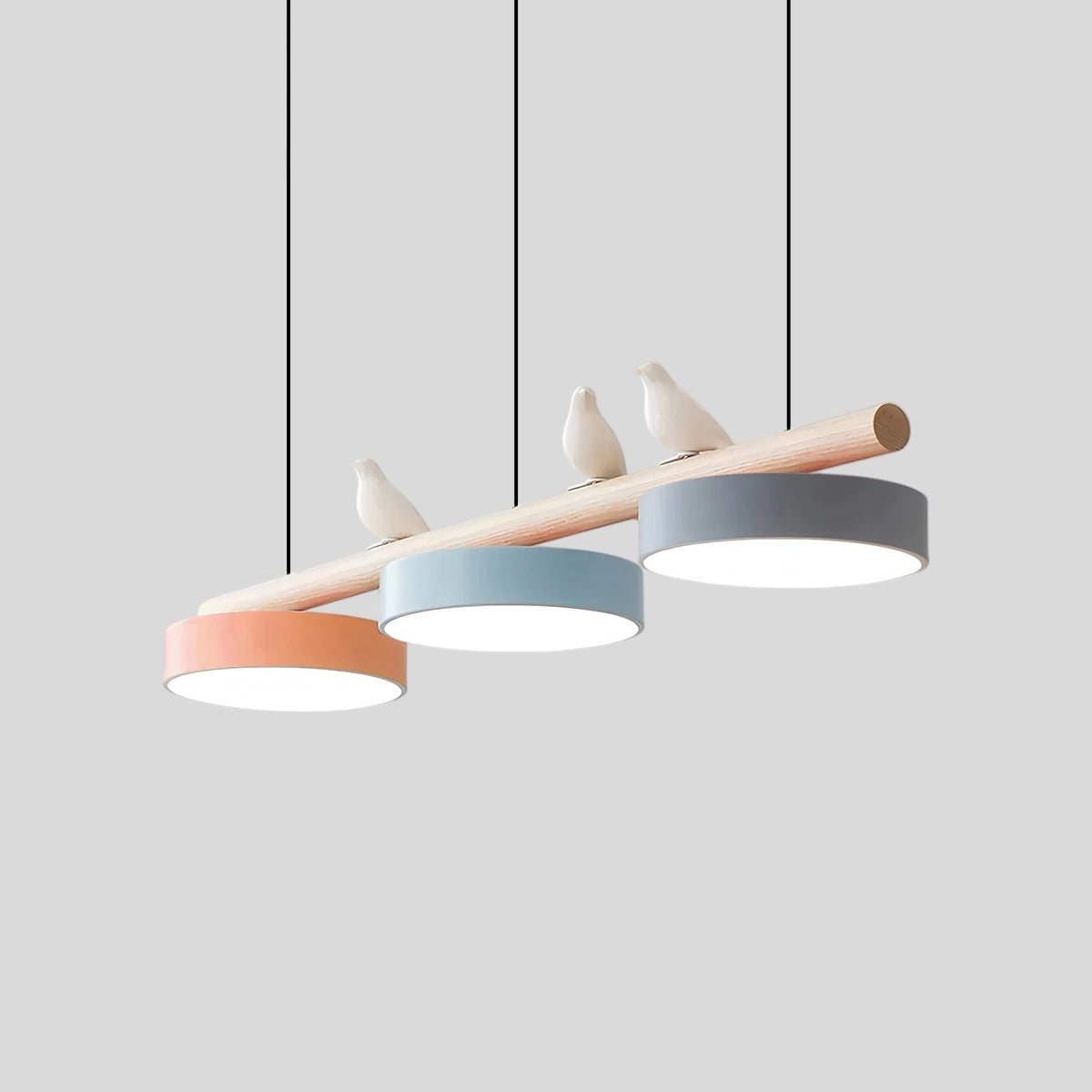 Antizer Sienna Bird Pendant Lamp for Dining Room Colorful
