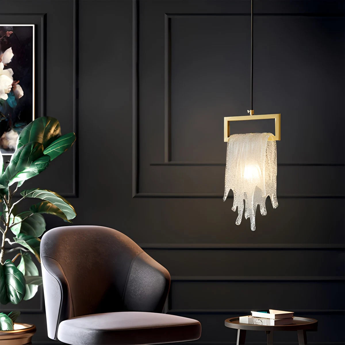 Antizer Copper Crystal Pendant Light Multiple Styles Available