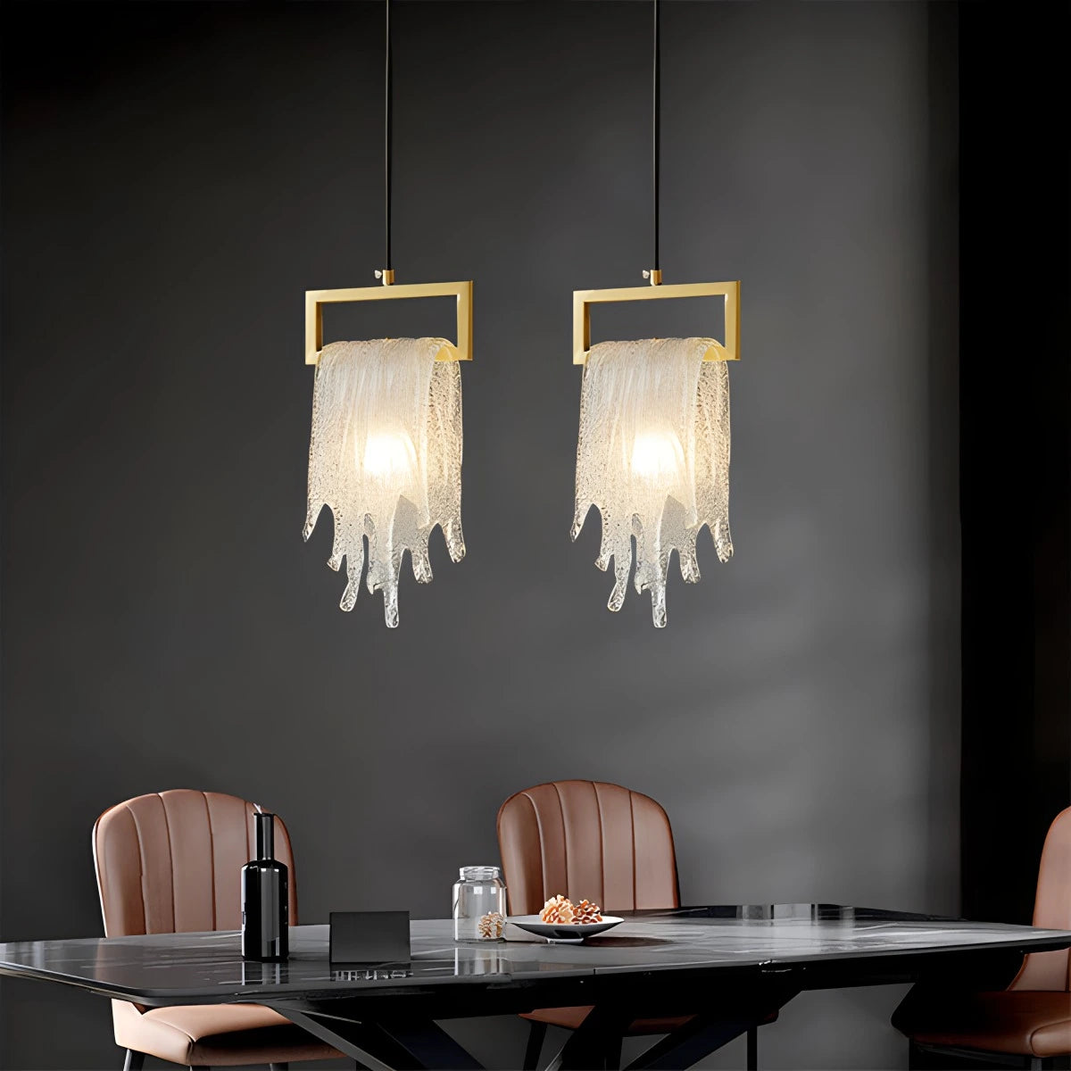 Antizer Copper Crystal Pendant Light Multiple Styles Available