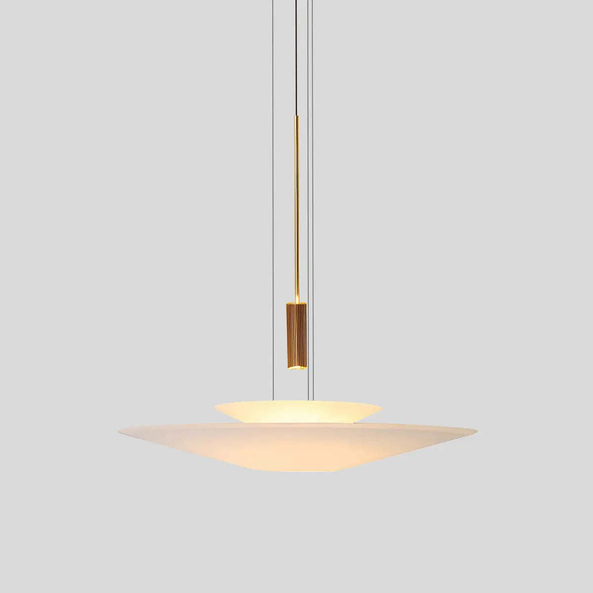 Antizer Layered Disc Pendant Light for Dining Room Gold D-2 Layers-Small