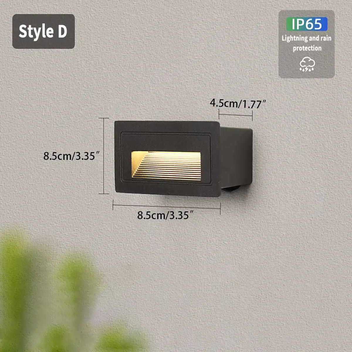 Antizer Outdoor Waterproof Induction Wall Light