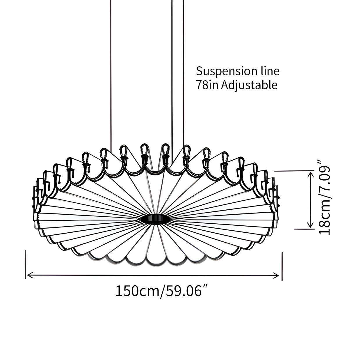 Antizer Sunflower Acoustic Pendant Light