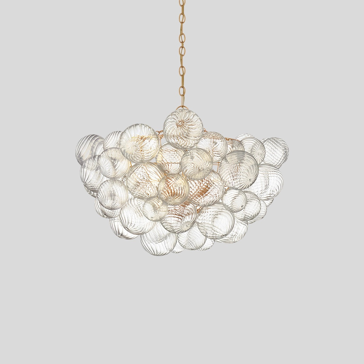 Antizer Vortex Glass Bubble Ball Chandelier
