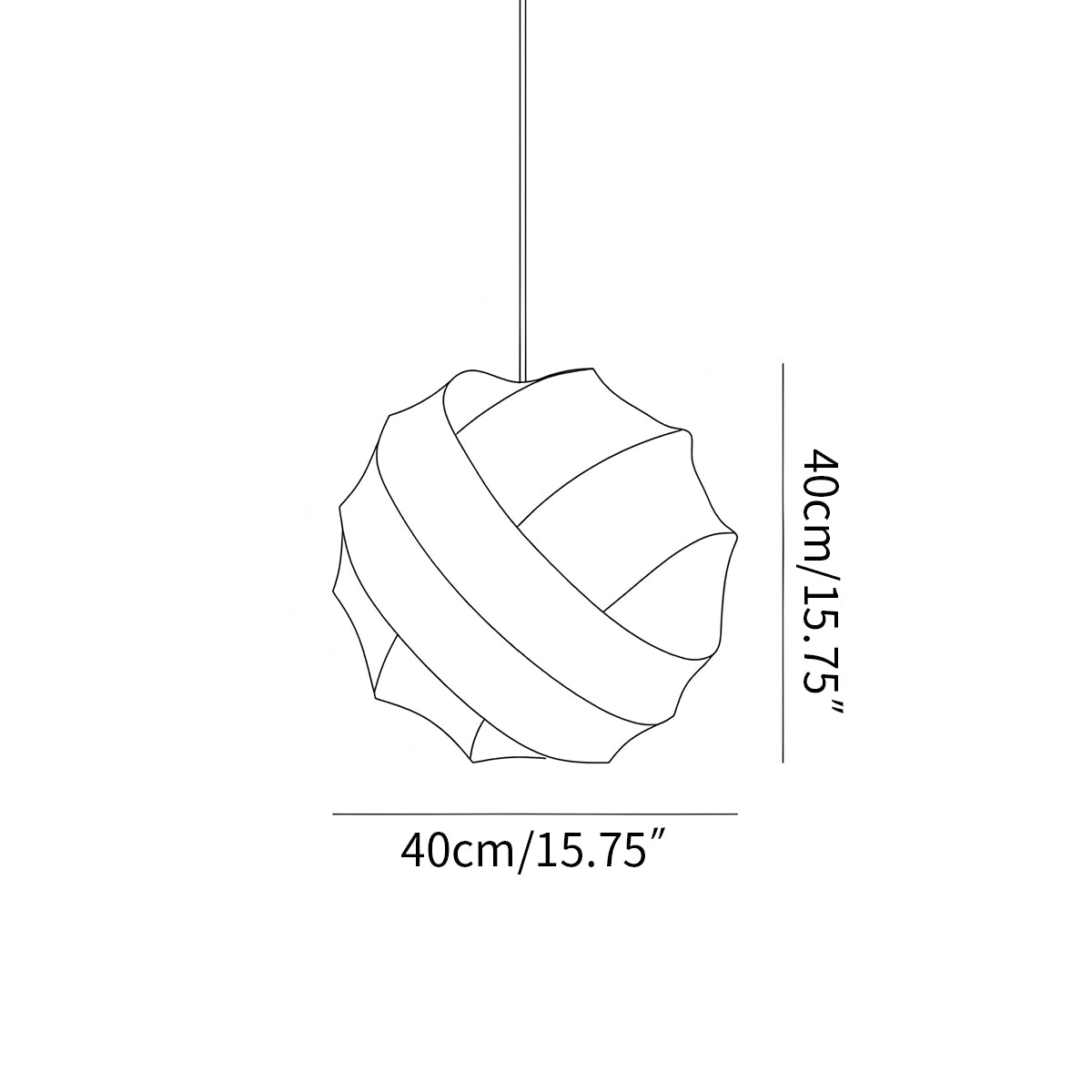 Antizer Turner Modern Spherical Pendant Light for Dining Room