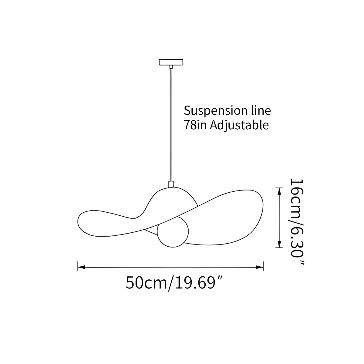 Antizer Straw Hat Acoustic Pendant Light for Dining room