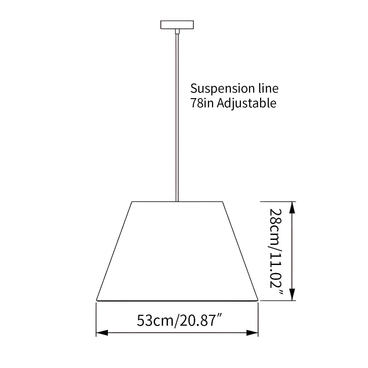 Antizer Modern Sound Absorbing Felt Pendant Light