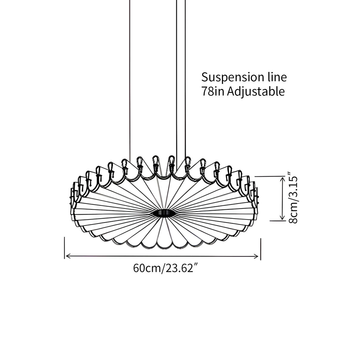 Antizer Sunflower Acoustic Pendant Light