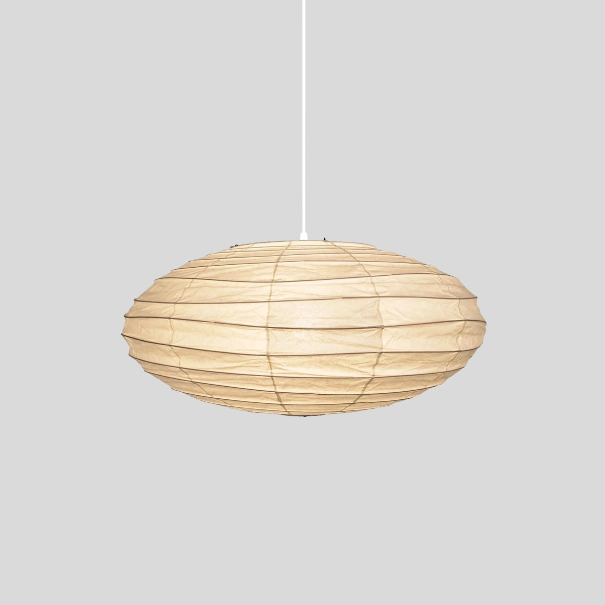 Antizer Washi Paper EN Series Pendant Light for Living Room White Wire Dia 70cm / 27.56"