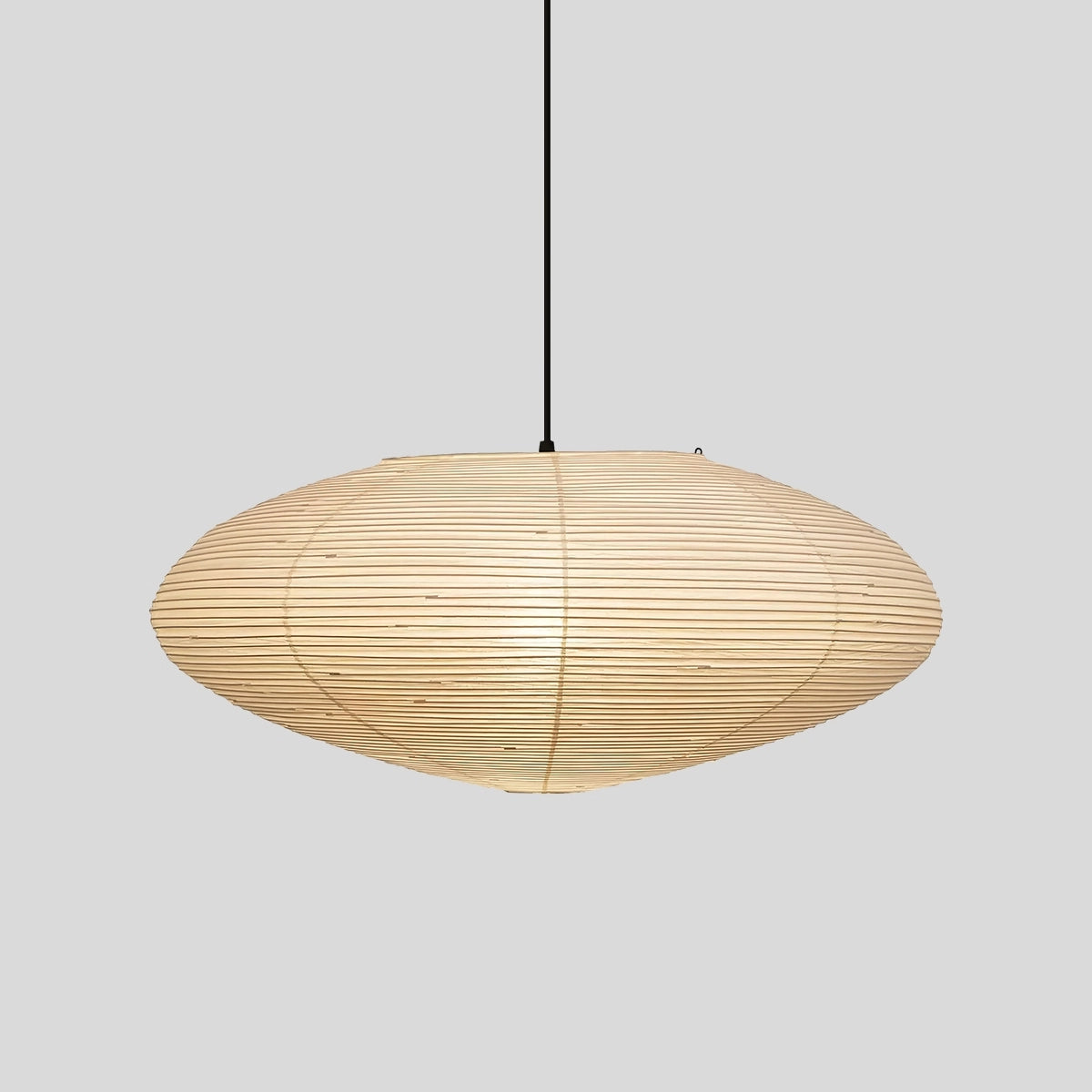 Antizer Washi Paper A Series Pendant Light for Dining Room Black Wire Dia 95cm / 37.40"