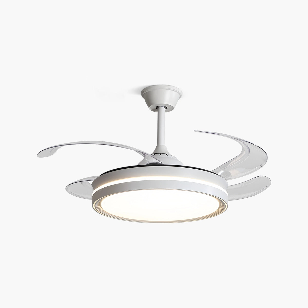 Antizer Modern Silent Remote Control Ceiling Fan with Light