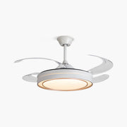 Antizer Modern Round Ceiling Fan Light with Remote Control