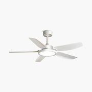 Antizer Modern White Ceiling Fans with Lights and Remote